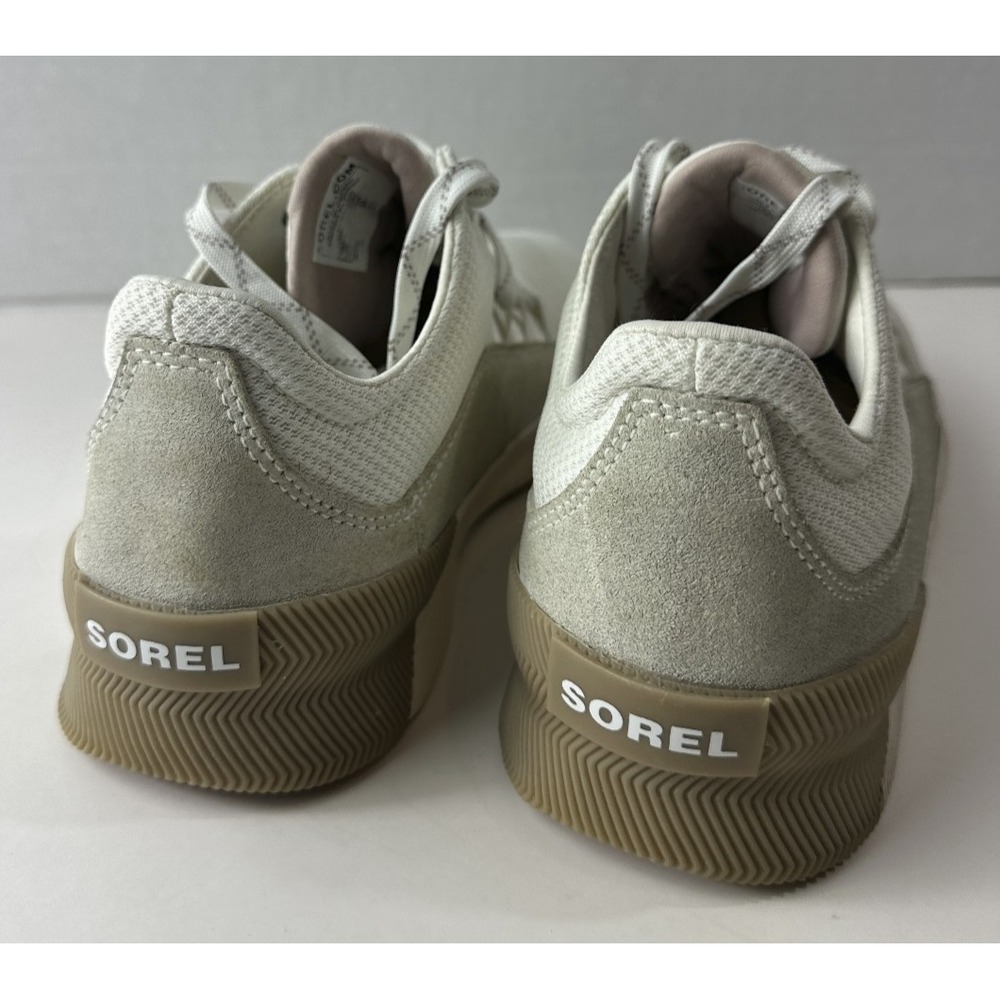 Sorel Women's Out 'N About Lace up Shoes Low Sneakers Ivory Off White Size 10 - Picture 5 of 15